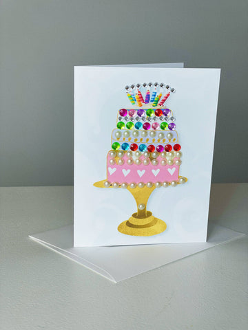 Happy Birthday Cake Greeting Card