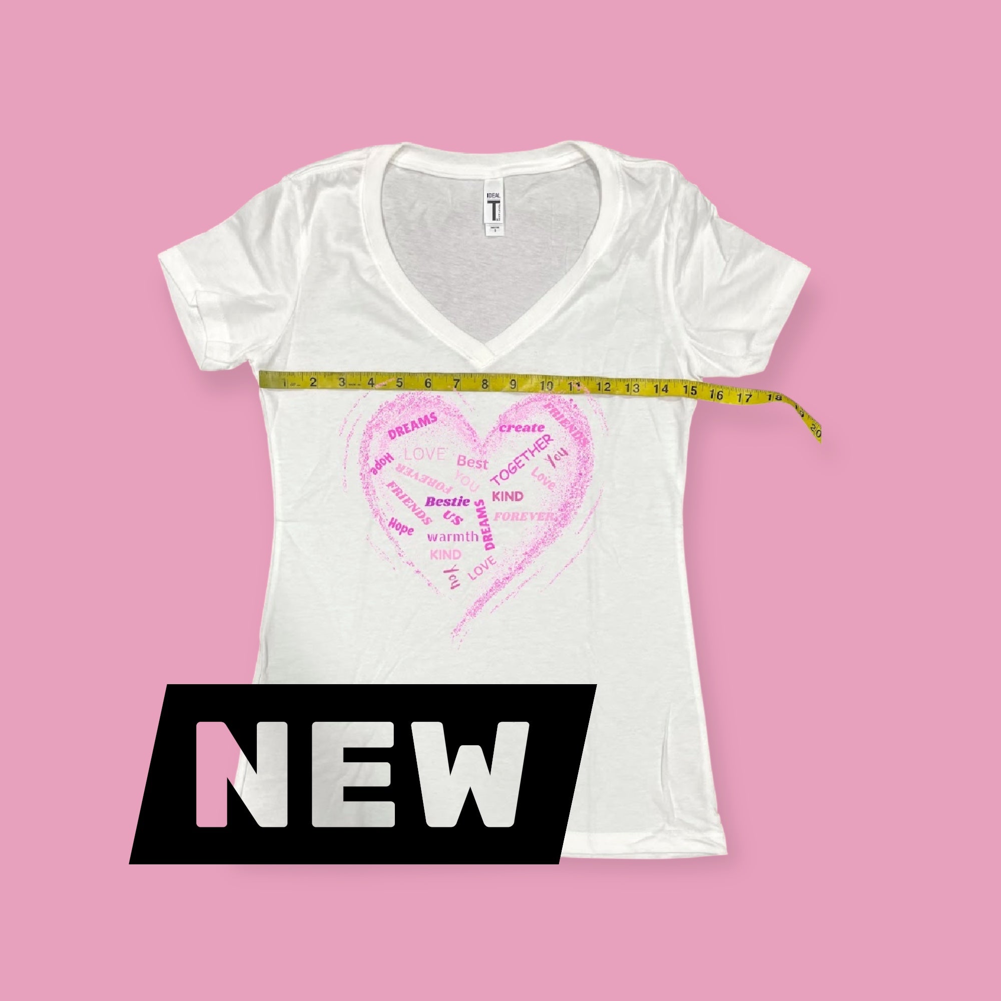 Heart T-Shirt Dual Length