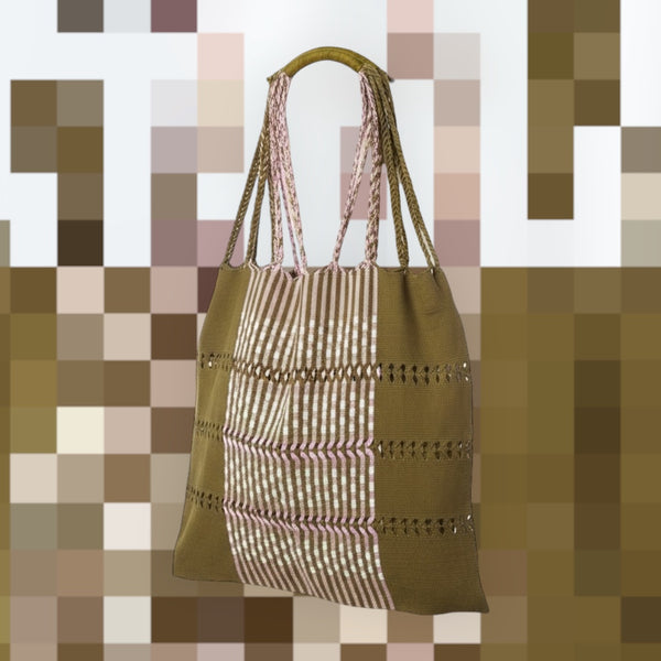 Woven Mexican Tote Bag