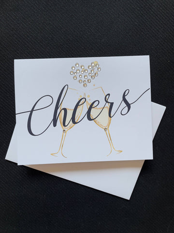 Cheers Champagne Greeting Card