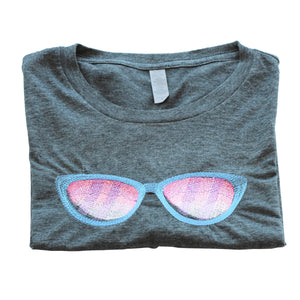 Embroidered T Shirt Sunglasses