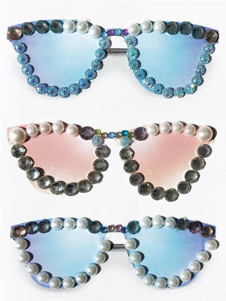 Three Sunglasses with stones card