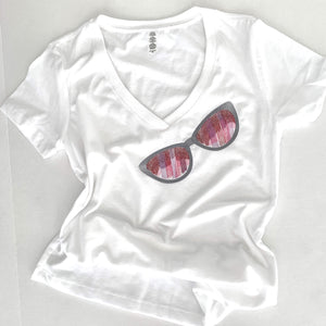 Embroidered T Shirt Sunglasses