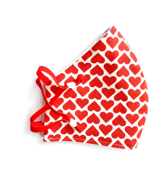 Red Heart FaceMask