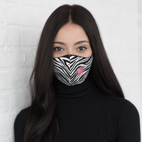 Roses Embroidered FaceMask