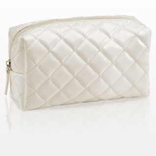 Quilted Small White Bag