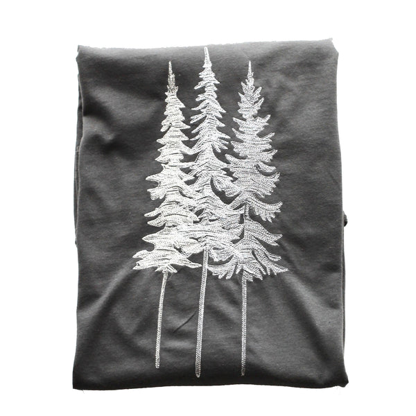 Mens Embroidered Long Sleeve Trees